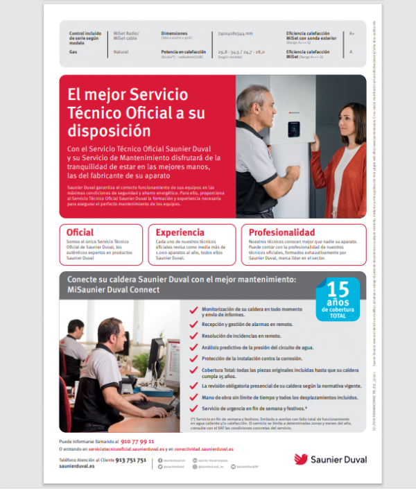 SAUNIER DUVAL THEMA CONDENS MI31-CS/1-CF (MI SET RADIO INCLUIDO) - Imagen 5